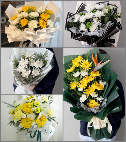 湖北咸宁市赤壁市车埠镇鸡公山村白事花束代送
